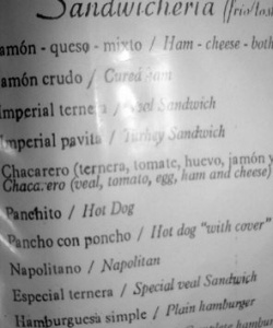 Pancho con poncho