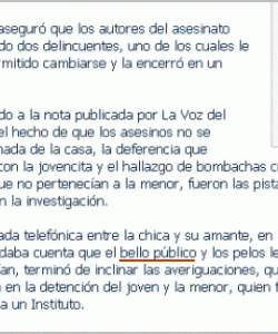 Una noticia 'traída de los pelos'