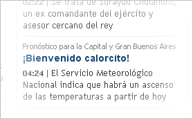 Bienvenido calorcito