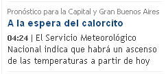 El calorcito ya no es tan bienvenido