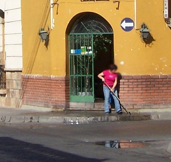 Lampaceando hacia la calle