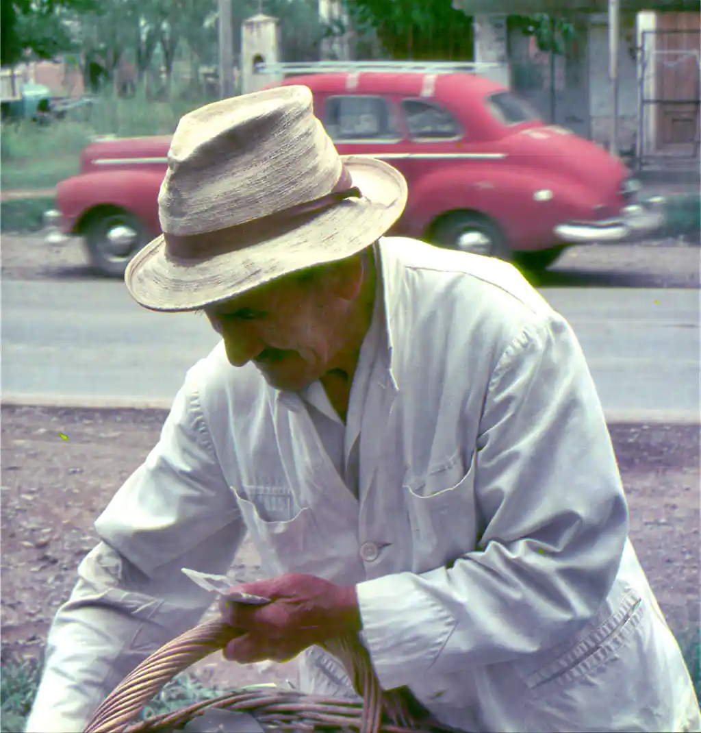 El empanadero Chávez, caminante impenitente